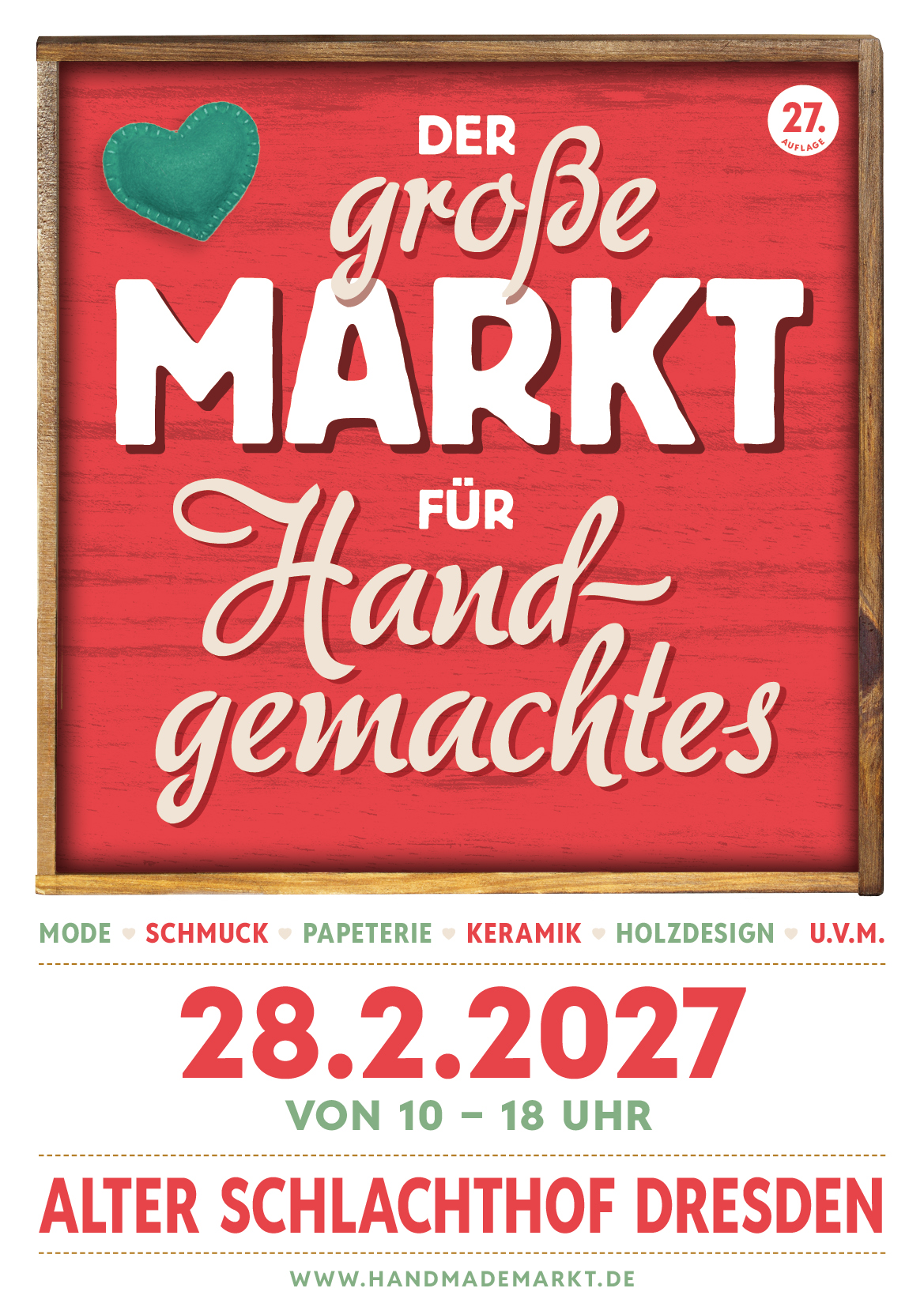 27. HandmaDDe Markt im Alten Schlachthof